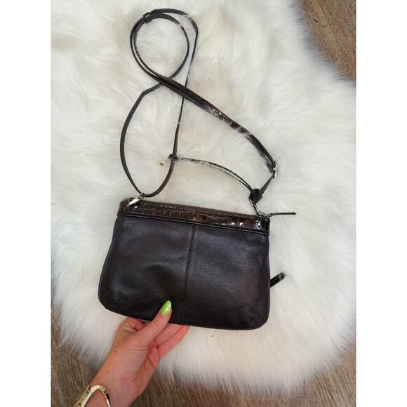 Brighton Leather Crossbody/Shoulder Bag - Picture 4 of 6